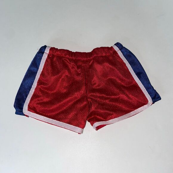 Build A Bear NBA Basketball Shorts Red White Blue Mesh Sport Clothes - Picture 4 of 4